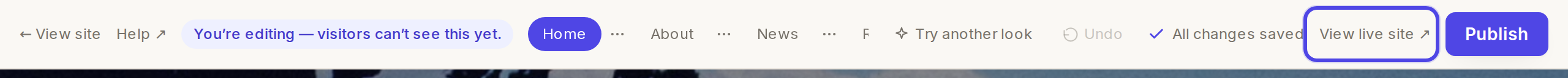The page tabs with + Add page highlighted