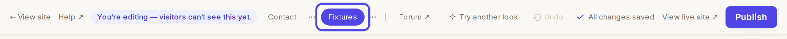 The new page open as a tab
